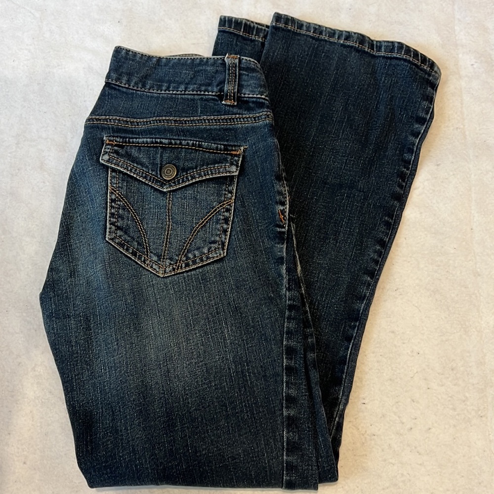 Ann Taylor Loft petites dark blue jeans size 00P